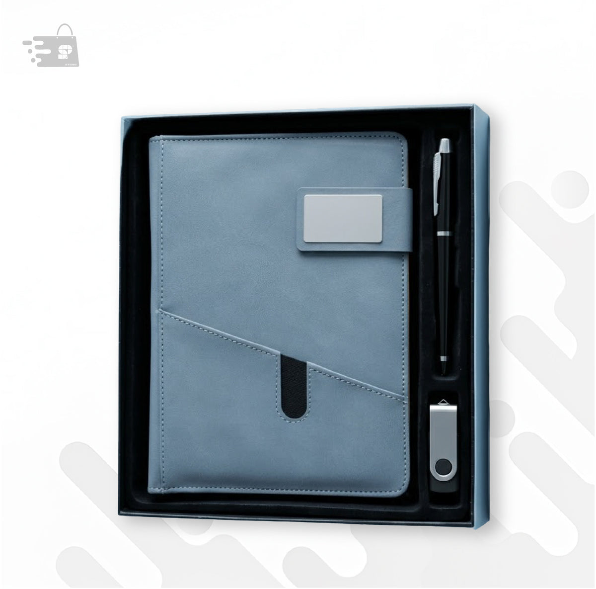 SPL 004 Notebook, Flash Disk and Pen