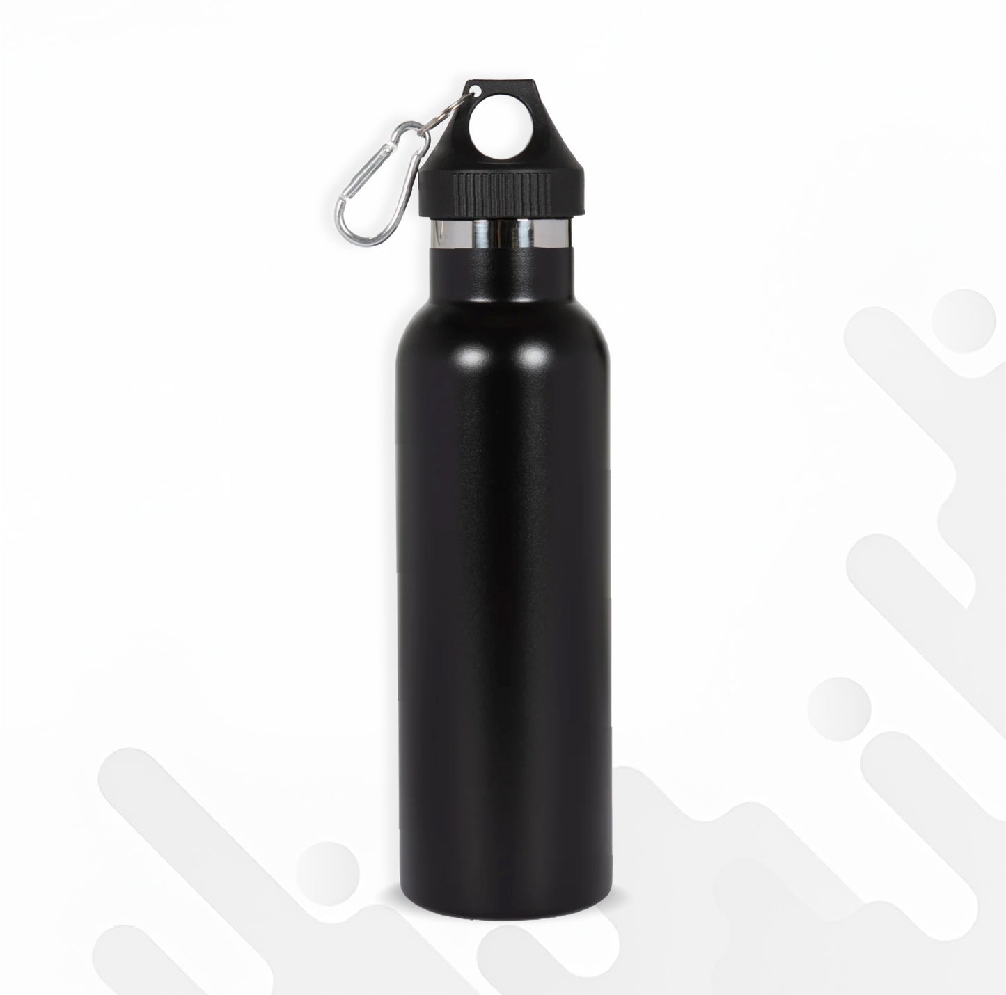Tactical Series Vacuum  Insulated Sport Flask l Black l 500ml
