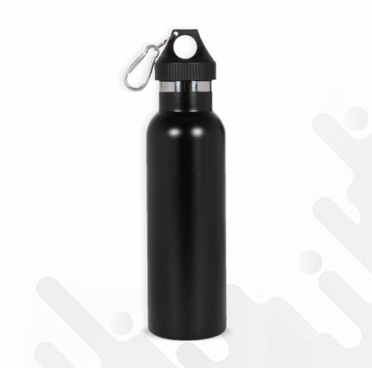 Tactical Series Vacuum  Insulated Sport Flask l Black l 500ml