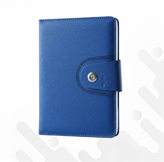A5/B5 CAMBRIDGE ROYAL BLUE PU COVER NOTEBOOK/DIARY