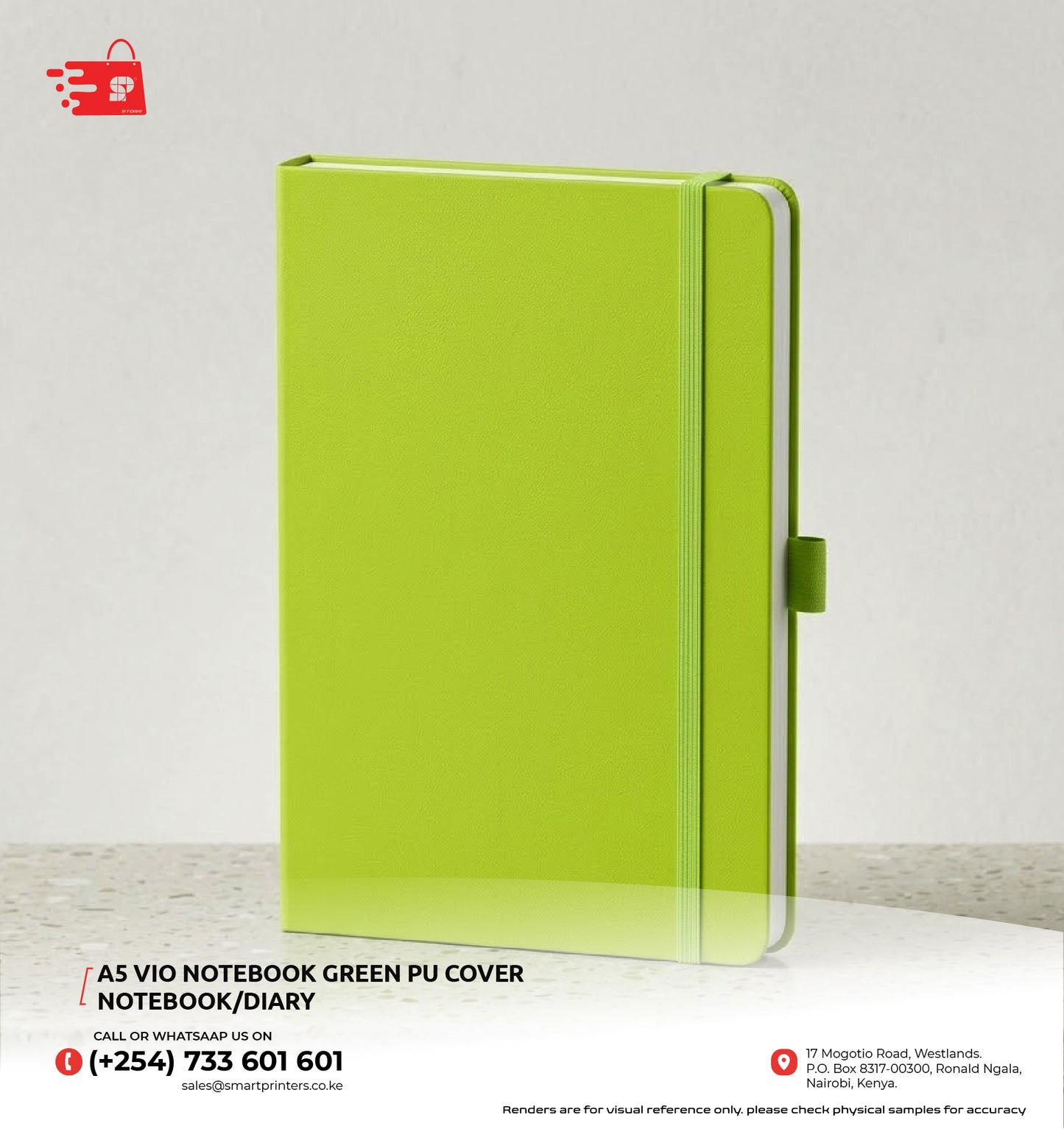 A5 VIO NOTEBOOK BLUE PU COVER NOTEBOOK/DIARY