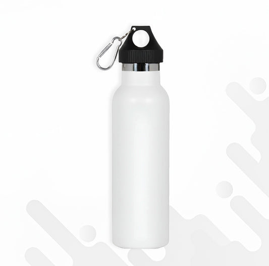 Tactical Series Vacuum  Insulated Sport Flask l White l 500ml