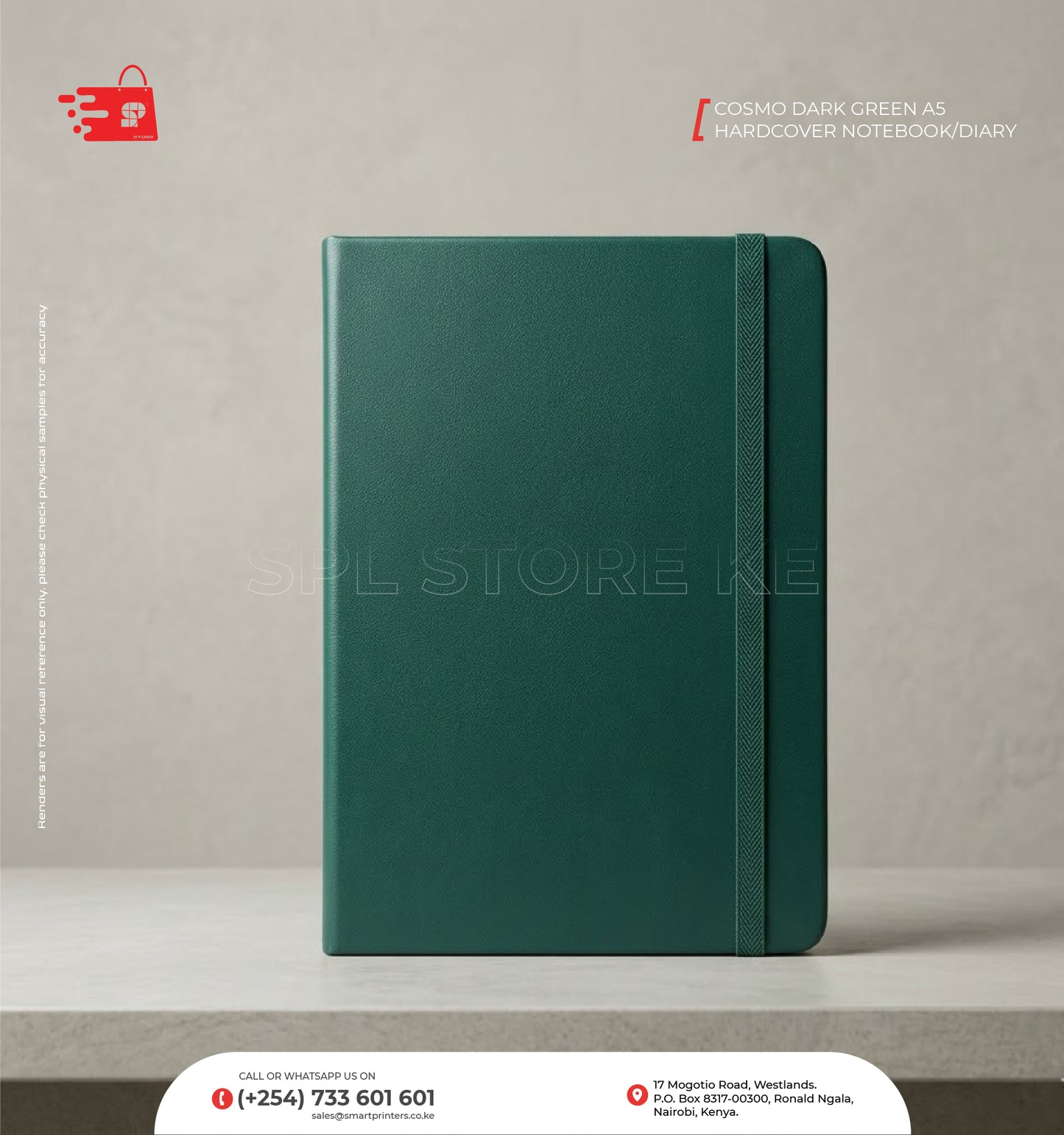 COSMO A5 HARD COVER NOTEBOOK/DAIRY