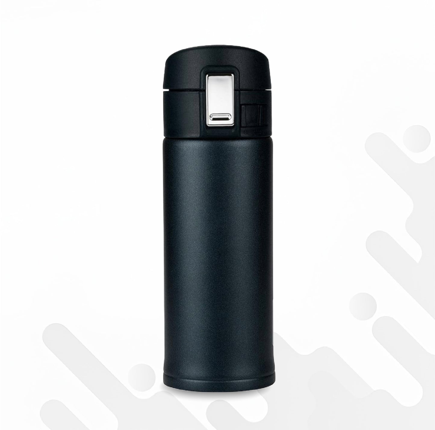 Premium One-Touch  Flip-Top Vacuum Flask l Black