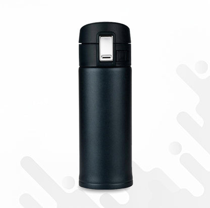 Premium One-Touch  Flip-Top Vacuum Flask l Black
