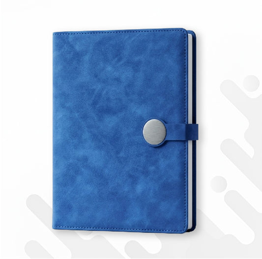 A5/B5 ARIZONA PU BLUE COVER NOTEBOOK/DIARY