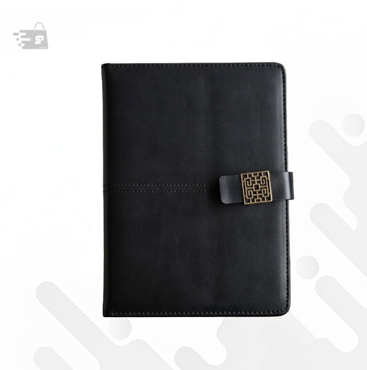 MAZE BLACK A5/B5 HARDCOVER NOTEBOOK/DIARY