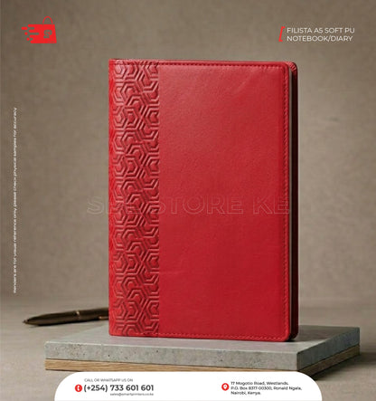 FILISTA A5 SOFT PU NOTEBOOK/DIARY