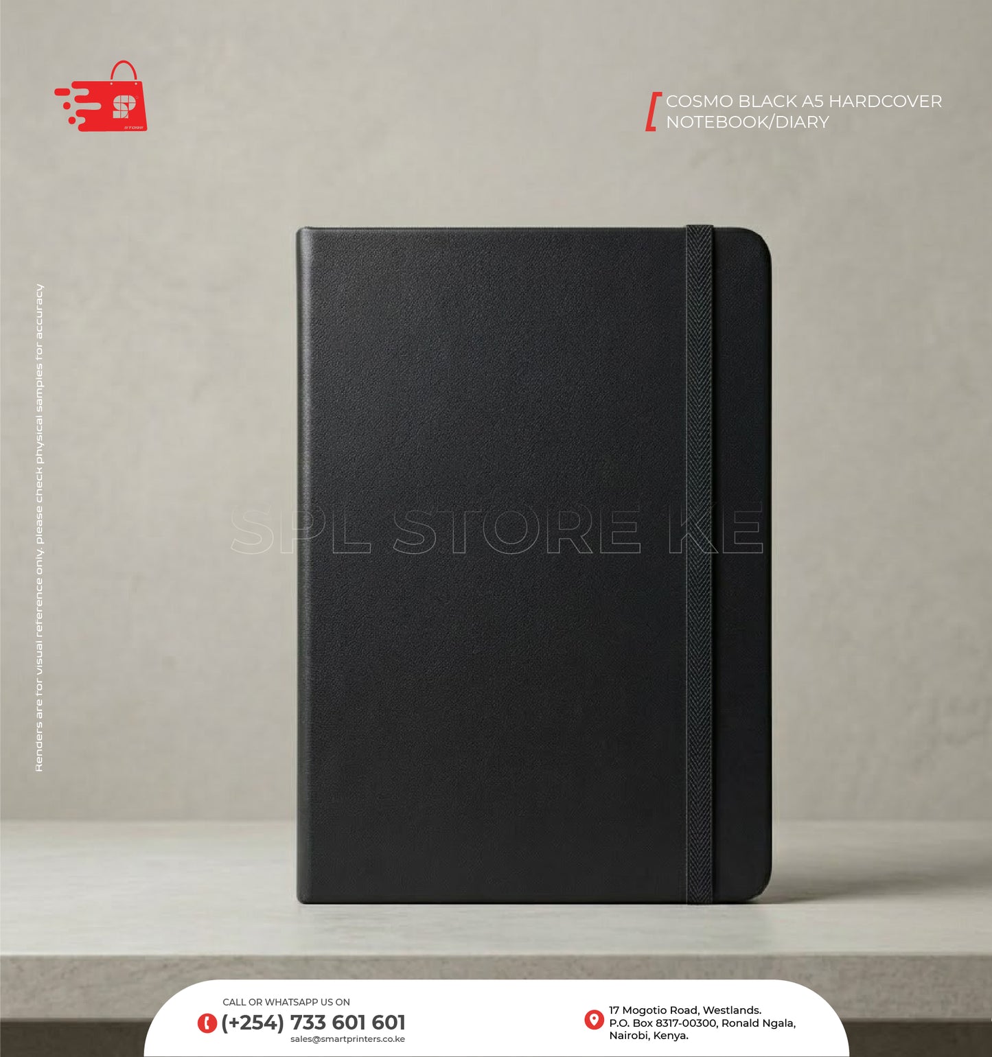 COSMO A5 HARD COVER NOTEBOOK/DAIRY