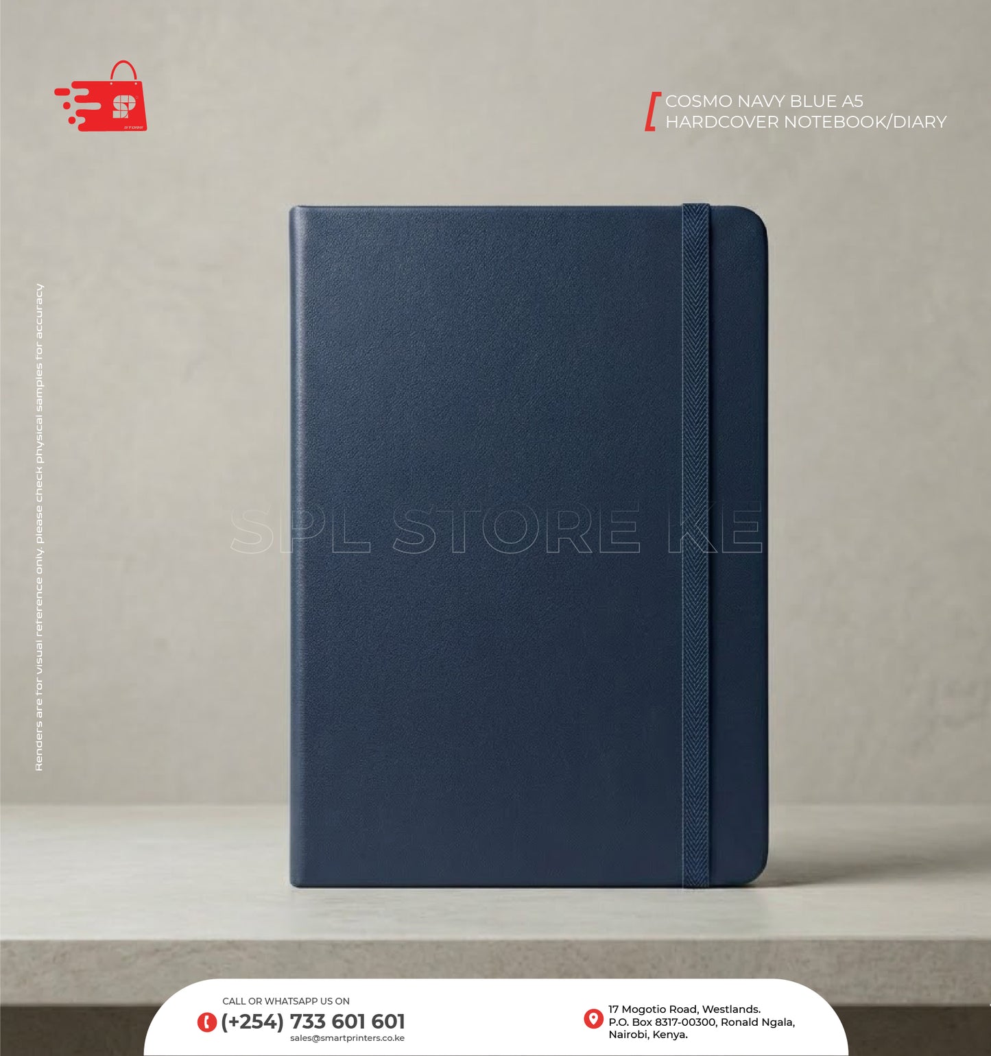 COSMO A5 HARD COVER NOTEBOOK/DAIRY