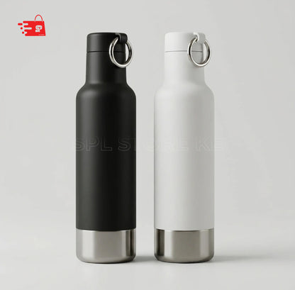 Minimalist Insulated Sport Bottle  with a Carabiner Ring Lid