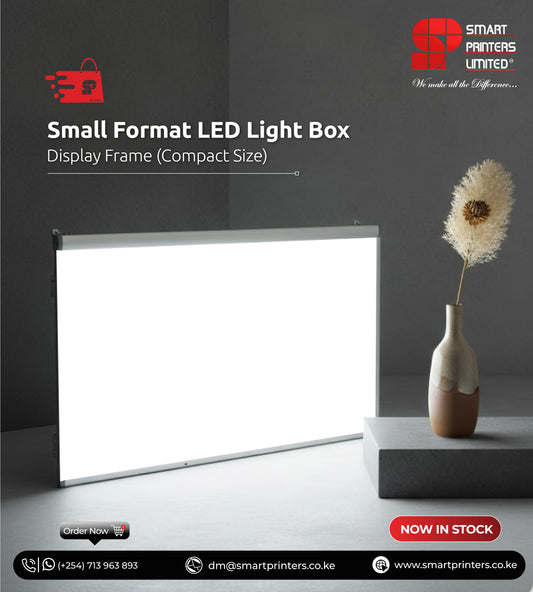 Small Format LED Light Box Display Frame (Compact Size)