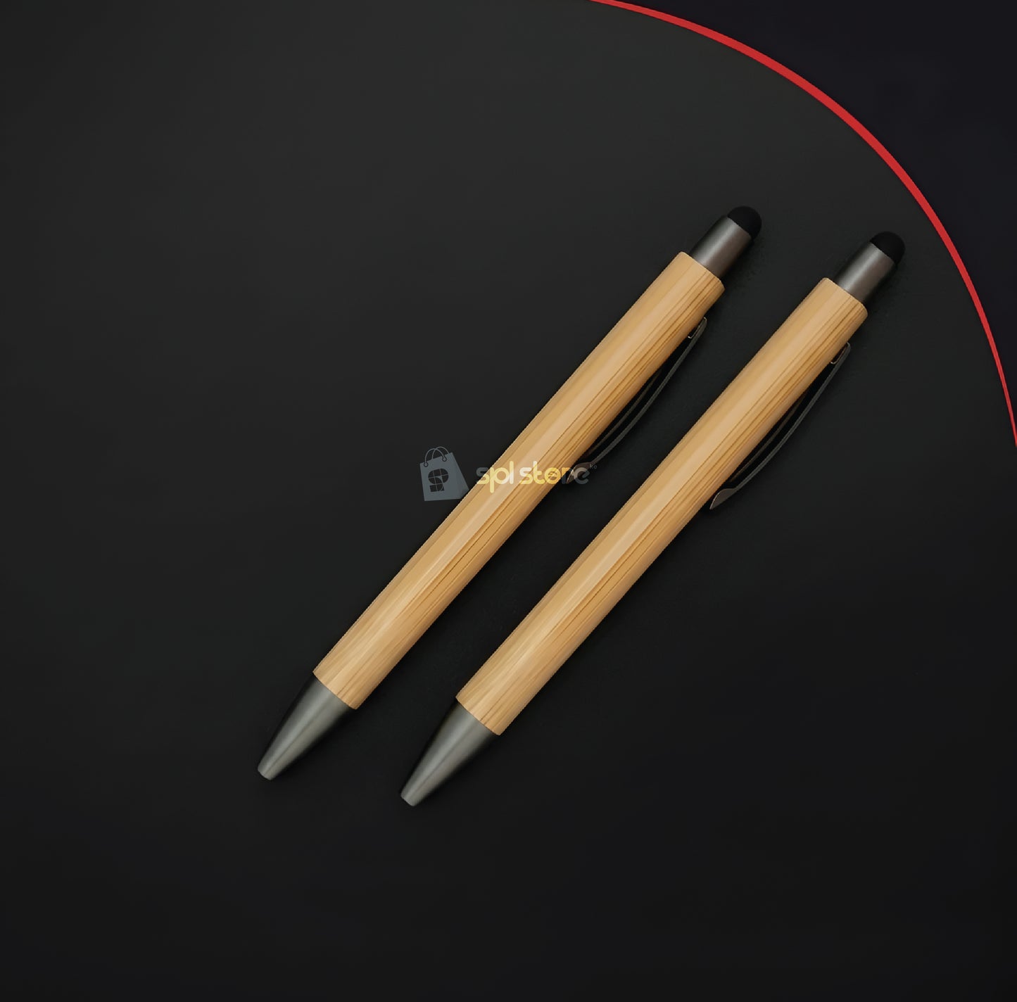 Natural Wood & Metal Ballpoint Pen