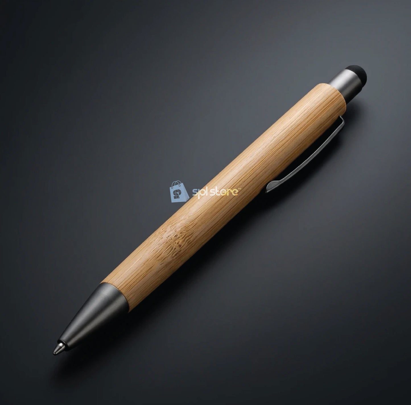 Natural Wood & Metal Ballpoint Pen