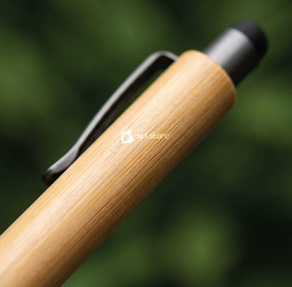Natural Wood & Metal Ballpoint Pen