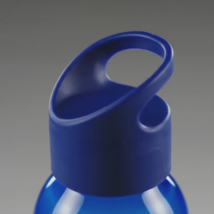 BPA FREE BLUE PLASTIC SPORTS BOTTLE 650ML