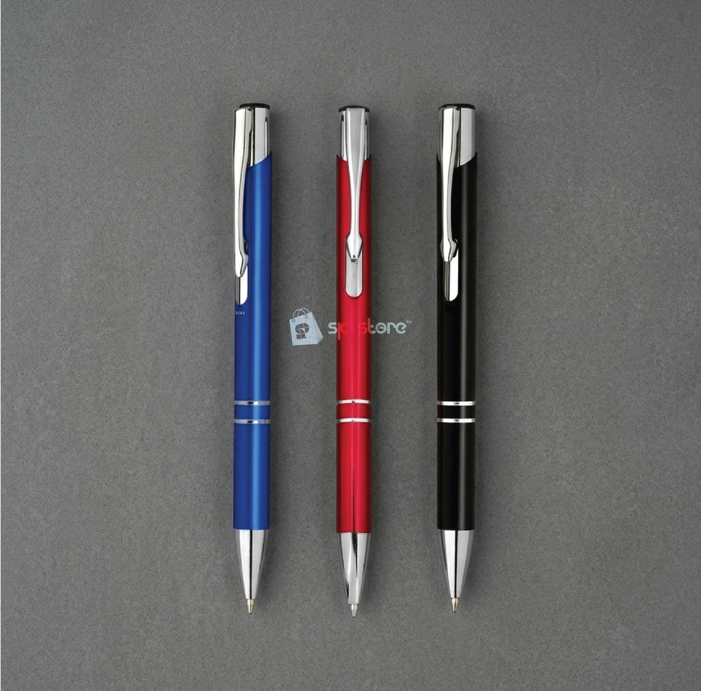🖋️ Executive Metal Ball Pen (Black, Silver, Blue)